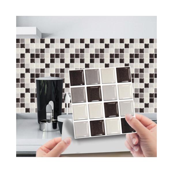 正方形で使いやすいちょうどいいサイズのタイル柄シール10枚セットです。貼るだけでお部屋の模様替えが出来るなんて、ほんとお得ですよね♪お手入れも簡単。粘着力もあり熱などで剥がれ落ちる心配がありません。シールタイプなので初心者でも簡単かつ綺麗に...