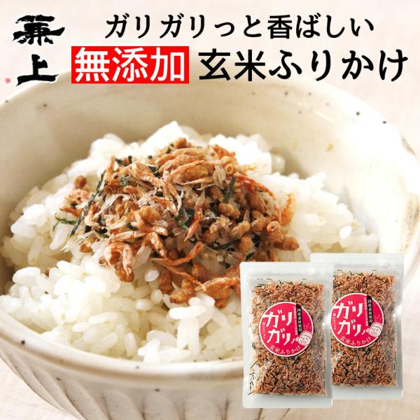 兼上 ガリガリノ 玄米ふりかけ 30g×2個 無添加 国産 玄米 ふりかけ フリカケ