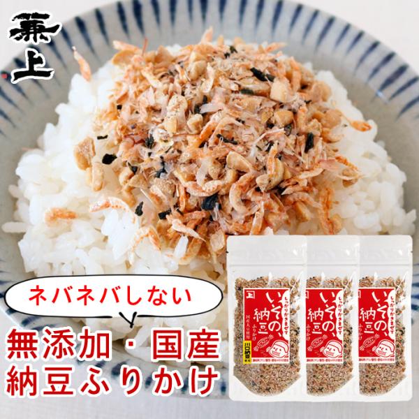 兼上 いその 納豆 ふりかけ 33g×3個 無添加 国産