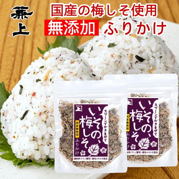 兼上 無添加 国産 いその 梅 しそ ふりかけ 20g×2個 国産