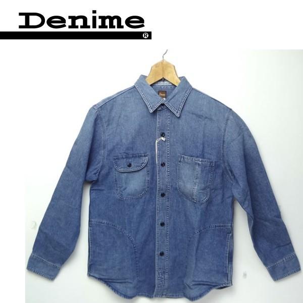 ドゥニーム Denime アメカジ ウェスタンシャツ デニム 長袖シャツ 日本製 Lサイズ Denime（ドゥニーム） アメカジ ウェスタンシャツ デニム 長袖シャツ