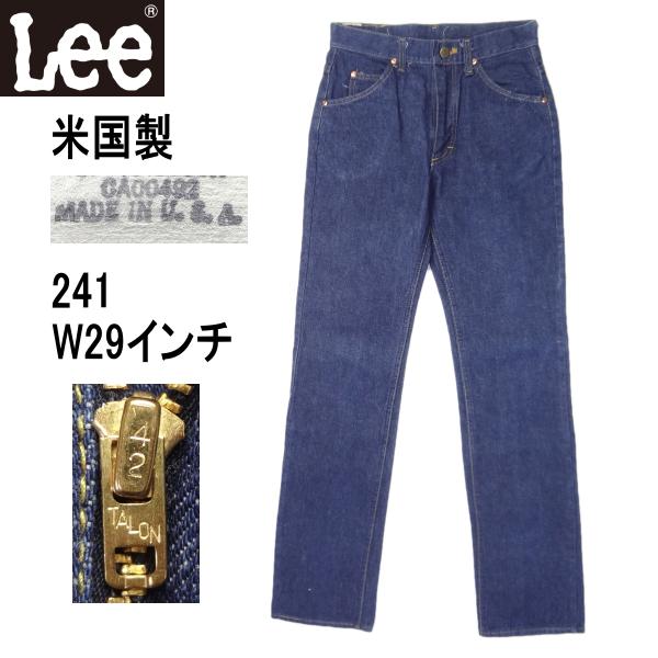 Lee（リー） 米国製 241 ジーンズ W29インチ メンズ カジュアル タロン