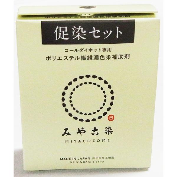 エココールダイホットでポリエステル素材を染色するときの補助剤です布250グラムに対応