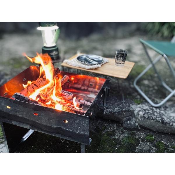 ソロキャンプ 焚き火 セット kanekurashotenkworks_kmt-base