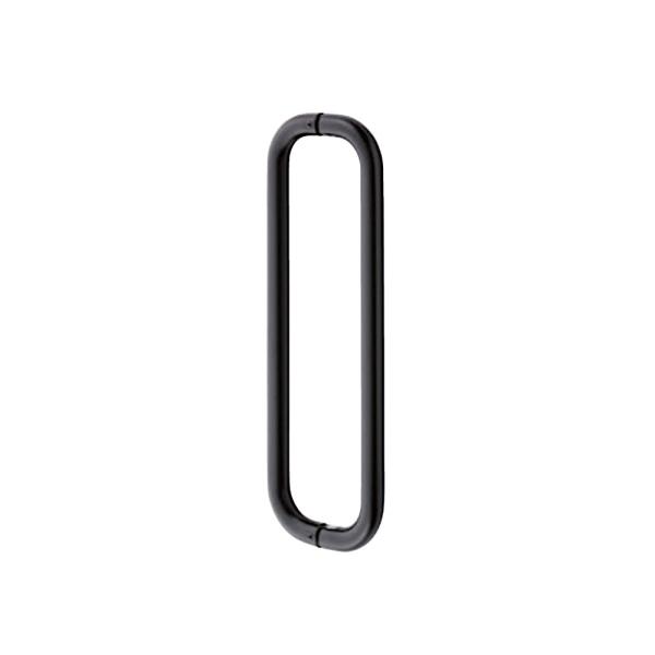 ベスト ドアハンドル ステンレス鋼 SUS304 黒仕上 扉厚 10〜45mm 両面タイプ G993 25φ 600mm (受注生産のため、返品・キャンセル不) 良品の返品不可