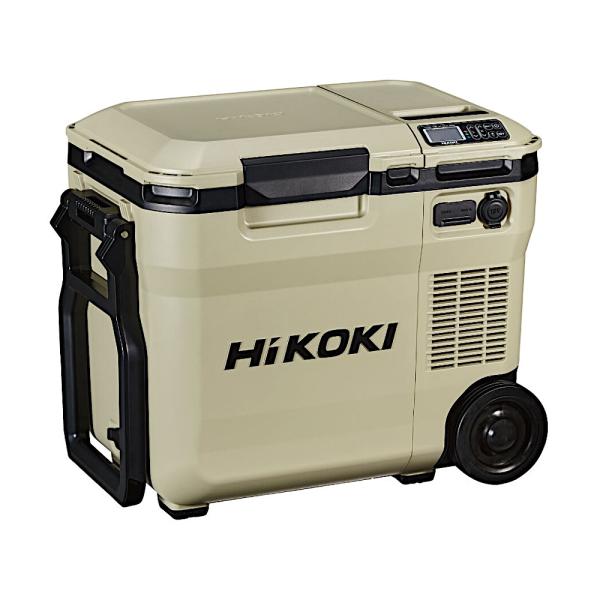 他サイト： HIKOKI コードレス冷温庫 狭いスペースにも収納できるコンパクトサイズ 340×553×450mm 蓄電池・充電器：別売 カラー：サンドベージュ UL18DC (WMB)の商品画像