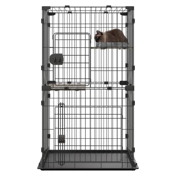 ブランド名アイリスオーヤマ品番CCC-112CCC-168商品名コンパクトキャットケージ2段 3段入口サイズ(約)上段・中段:252×368mm、下段:465×383mm内寸サイズ(約)616×471mm棚板サイズ(約)286×462mm耐...