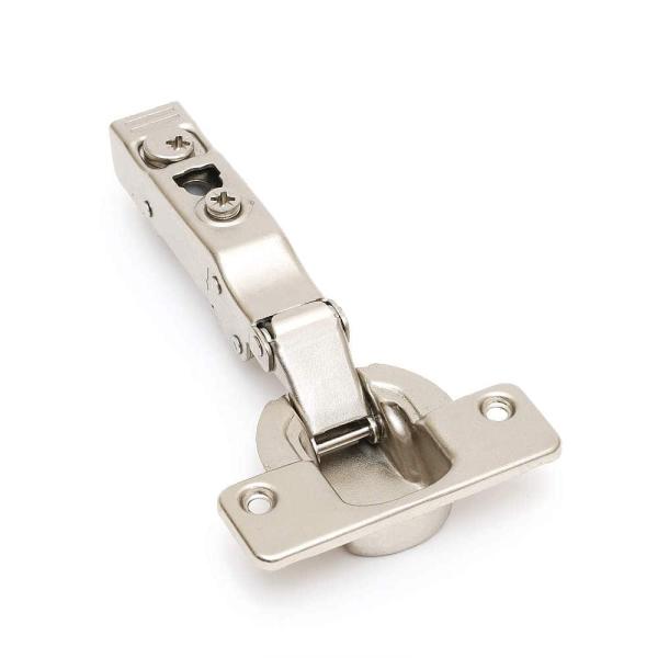 【品番】H151-D26-27T【商品名】ダンパー内蔵スライドヒンジ 厚扉用0【材料】鋼【仕上】ニッケルめっき【仕様】●扉の三次元調整ができます（前後＋3/−0.5 mm、かぶせ量〔左右〕＋2/−4 mm、上下±2 mm〔別売の151シリー...