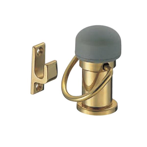 アオリ止メの方向の調整が容易に出来ます。■材質：真鍮+ゴム■アオリ止メ付■サイズ：φ30×50ｍｍ■色：金色●付属部品Ｃ8×50オールアンカー（コンクリート用）ドリル下穴-φ8.5ナベ6×40木ネジ（木質用）3.1×16（アオリ止メ用）