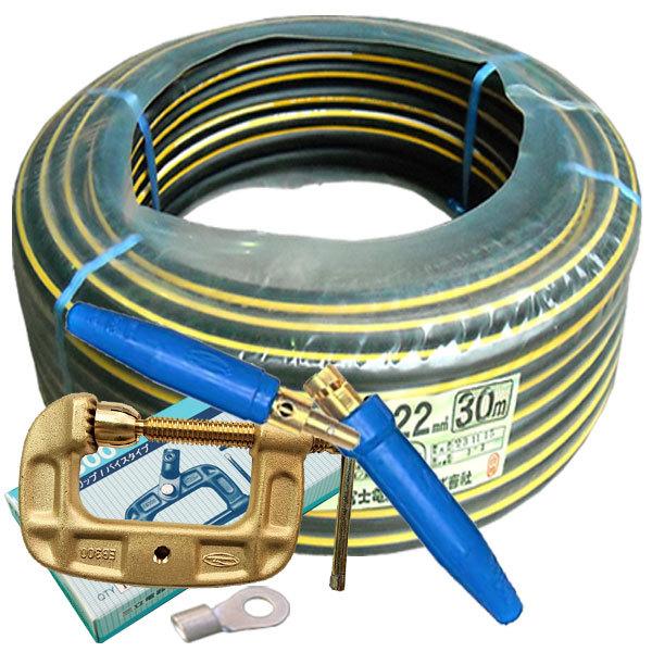 70000-751 22スケ アース線(J) イエローライン 30m 万力EB300 70000-751 22スケ アース線(J) イエローライン 30m 万力EB300
