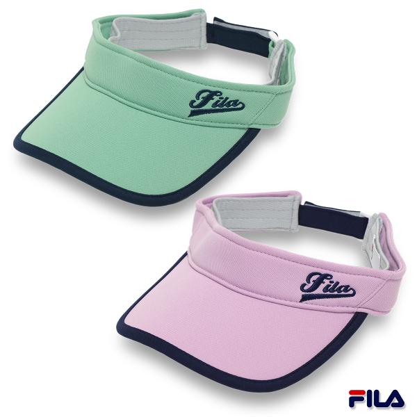 フィラ　テニスウェア　セットアップ　L サンバイザー FILA サンバイザー テニス UVカット レディース フィラ バイザー