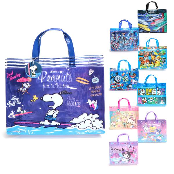 サンリオ 高波クリエイト キャラクター ビニールバッグ ビーチバッグ プールバッグ スイムバッグ キッズ 子供 園児 幼児 男の子 女の子 ハローキティ どらえもん■カラー124705-ハローキティ 124736-サンリオキャラクターズ 1...