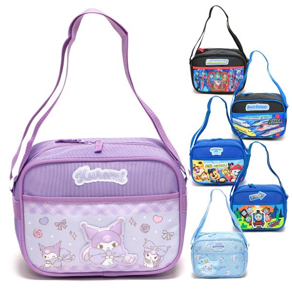 サンリオ クロミ シナモロール ショルダーバッグ 通園バッグ キッズ 子供 園児 キャラクター 斜め掛け ポシェット■カラー130799-シナモロール 130805-クロミ 130812-きかんしゃトーマス 130829-ウルトラヒーローズ...