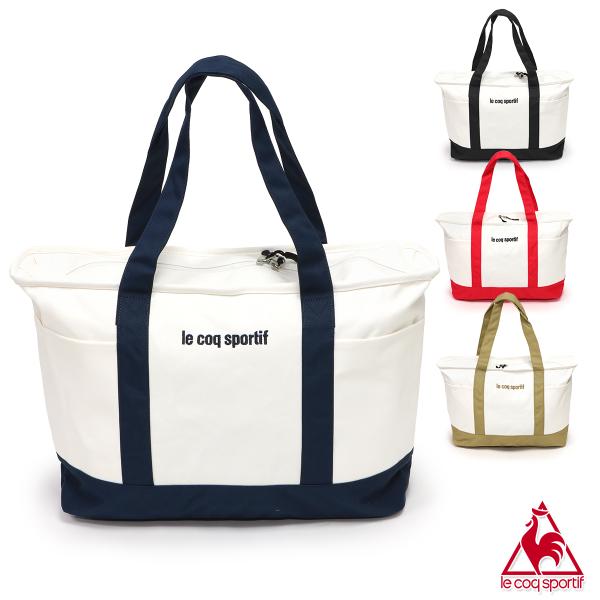 【新品】LE COQ SPORTIF トートバッグ ホワイト le coq sportif golf 二層式 カートバッグ(ミニトートバッグ) 約