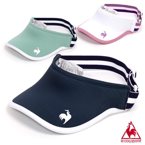 ちょっと大きめマンシングバッグ&ルコックバイザー le coq sportif（ルコックスポルティフ） ジャカード ゴム バイザー