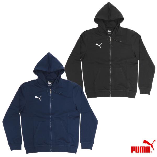 PUMA フード付き ブラック ジャージ　パーカー PUMA フード付きジャージ ブラック L - メルカリ