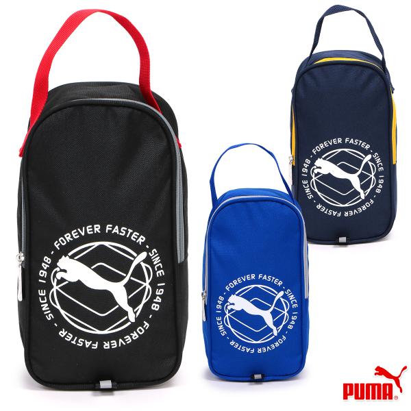 プーマ シューズバッグ シューズケース 上履き入れ キッズ 子供 小学生 男子/シューズケース J20206■カラー10-ブラック 30-ブルー 32-ネイビー■サイズ   W約14cm×H約27cm×D約9cm重さ：約90g ■素材ポリエステル