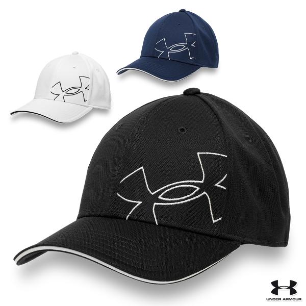 キャップ メンズ ブラック ホワイト ネイビー 吸汗 アンダーアーマー 帽子 UA ドライブ ロゴ アジャスタブル 6001270