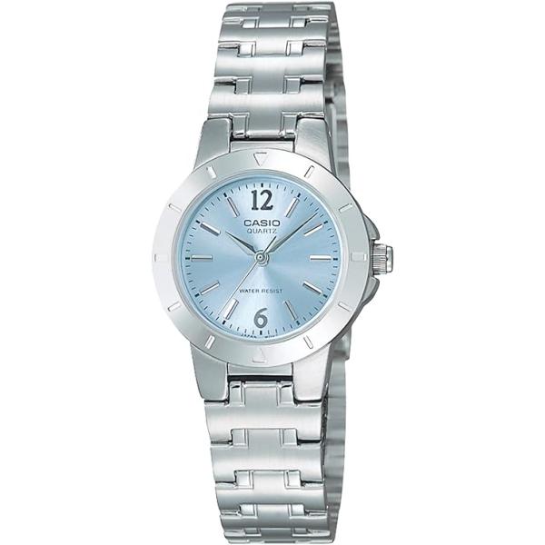 CASIO カシオ 腕時計 LTP-1177A-2AJH レディース クオーツ ブルー文字盤 ステンレスベルト 日常生活防水