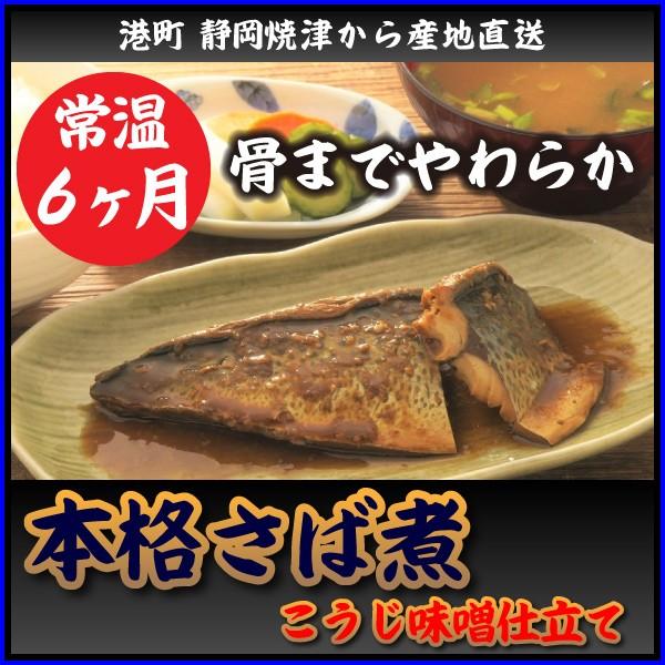さば煮 こうじ味噌煮 常温 半身約1g Sbm01 焼津カネヨ 通販 Yahoo ショッピング