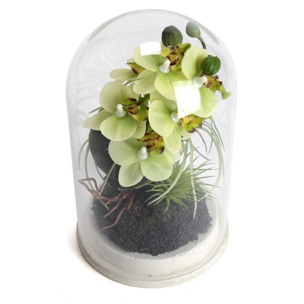 お祝い アートフラワー 贈答 造花 ｙｔオーキッド テラリウム お供えの花 仏花 誕生日 結婚式 発表会 8511 想花 通販 Yahoo ショッピング