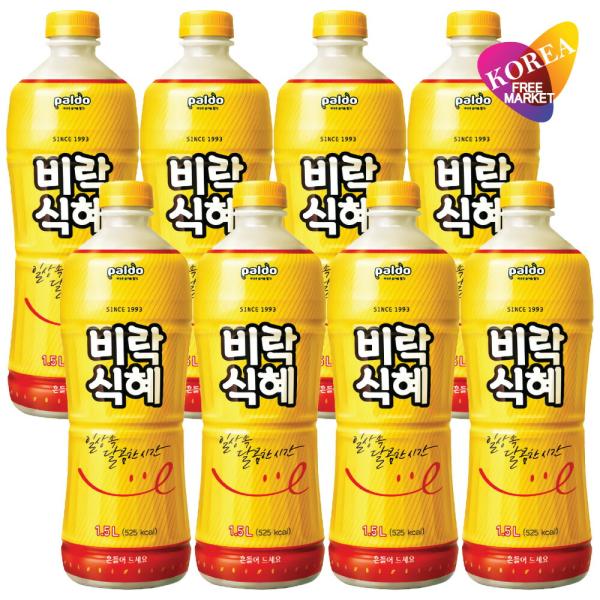 パルド シッケ (甘米汁) 1.5L 8本 箱売り 1BOX / paldo ビラクシッケ 韓国伝統飲料 ドリンク 1500ml PET