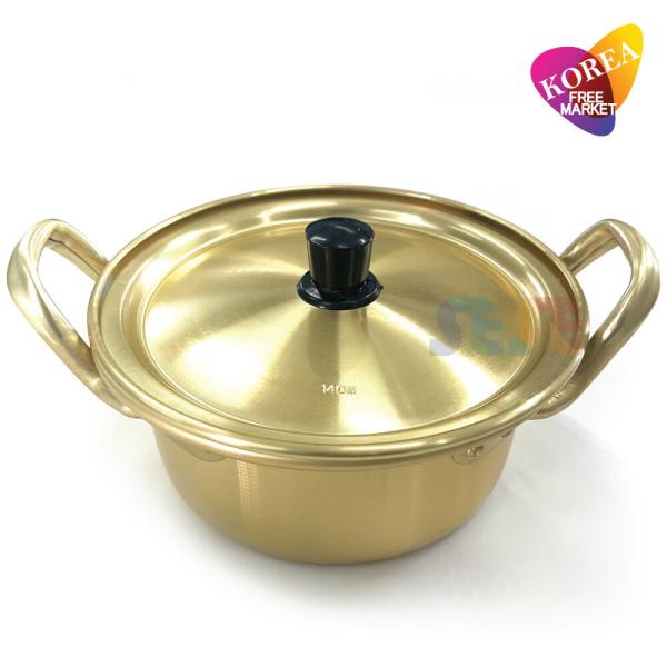 名品 イルカ表 アルミ製 ラーメン 鍋 14cm / ガス火専用 レトロ感性 韓国食器