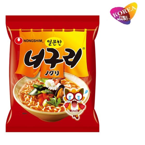 農心 ノグリラーメン 120g 5袋セット / 韓国ラーメン 激辛ラーメン 韓国食品 韓国食材 ラーメン キムチ 焼肉 韓国料理 ノグリ