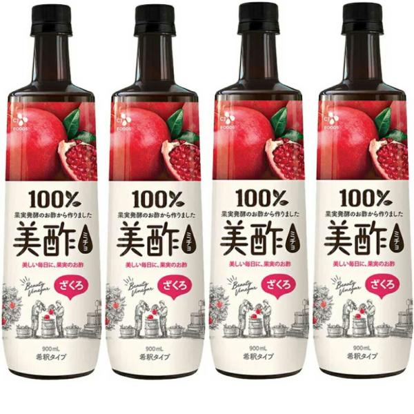 他サイト： 日本正規品 美酢 ざくろ味 800ml x 4本セット プティチェル ミチョ ザクロ お酢飲料の商品画像