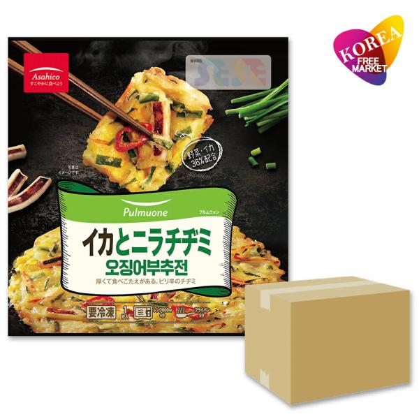 イカとニラ、人参、たまねぎたっぷりの贅沢チヂミ広蔵市場（クァンジャンシジャン）で大人気のチヂミを再現した、韓国定番人気メニューのチヂミを輸入。具だくさんで、食べ応えのあるチヂミに、青唐辛子のピリ辛さを加えて美味しさを引き立てます。一枚一枚丁...