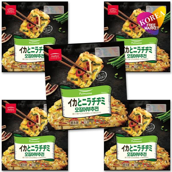 イカとニラ、人参、たまねぎたっぷりの贅沢チヂミ広蔵市場（クァンジャンシジャン）で大人気のチヂミを再現した、韓国定番人気メニューのチヂミを輸入。具だくさんで、食べ応えのあるチヂミに、青唐辛子のピリ辛さを加えて美味しさを引き立てます。一枚一枚丁...