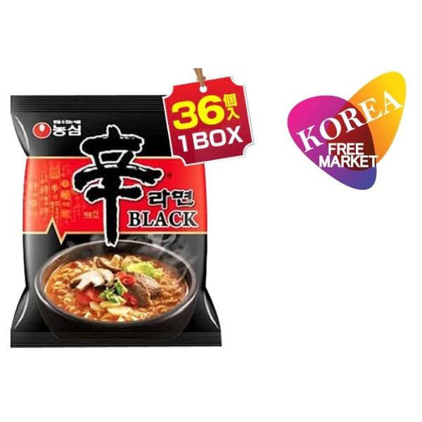 農心 辛ラーメン ブラック 130g 36袋 1BOX BLACK 韓国ラーメン 激辛ラーメン 韓国食品 韓国食材 ラーメン キムチ 焼肉 韓国料理 韓国1番ラーメン