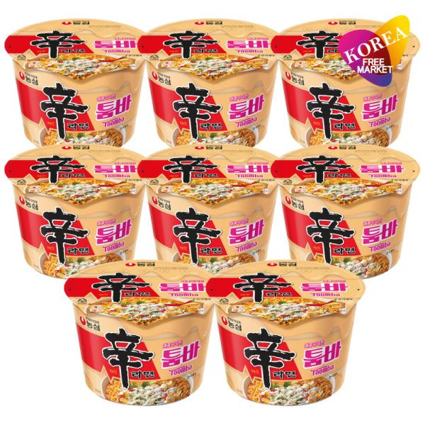 農心 辛ラーメン トゥーンバ カップ麺 113g 8個セット / クリームパスタ風焼きそば 韓国ラーメン