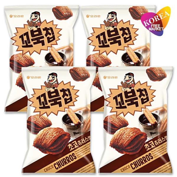 オリオン コブクチップ チョコチュロス味  65gx4個  　韓国食品　韓国食品、韓国菓子　コンソメ　とうもろこし　韓国お菓子 コブックチップ 日本初上陸 オリ…