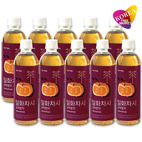 ILHWA かぼちゃ小豆茶 500ml 10本セット / 韓国お茶 ホボクパッ茶