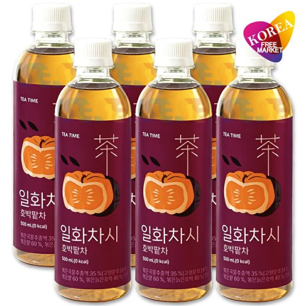 ILHWA かぼちゃ小豆茶 500ml 6本セット / 韓国お茶 ホボクパッ茶