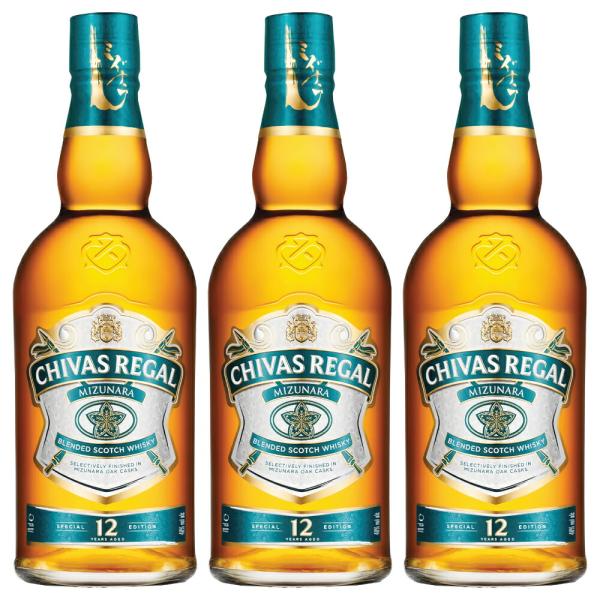 シーバスリーガル ミズナラ 12年 700ml 3本セット ブレンデッドスコッチウイスキー