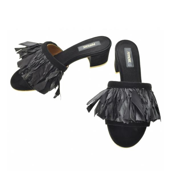 [未使用] PIPPICHIC ミュール PIPPICHIC - 未使用 Pippichic ピッピシック クロコ型押し