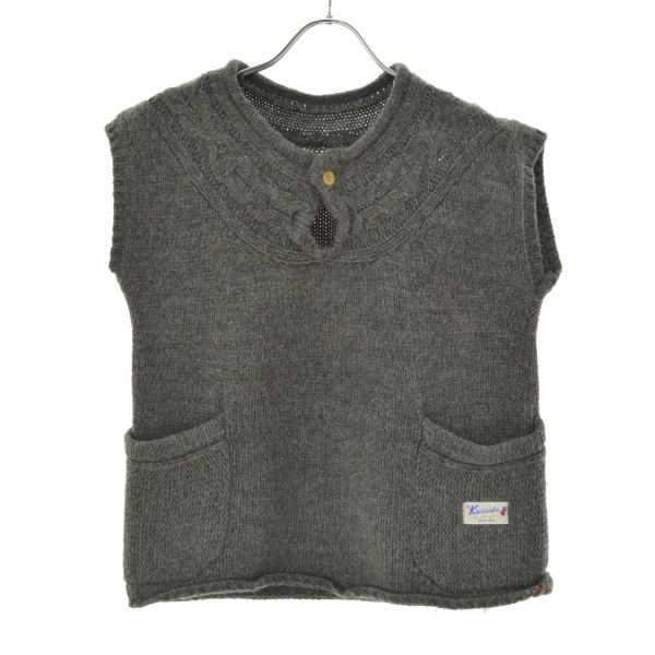 快晴堂 快晴堂 / カイセイドウ ウール ニットベスト : ブランド古着の