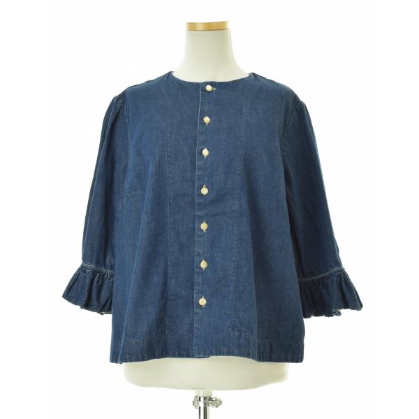 45rpm フォーティファイブアール コットン100％ シャツブラウス 総柄 ２ 45rpm フォーティファイブアール コットン100％ シャツブラウス