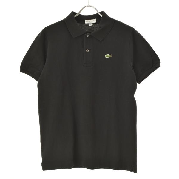 LACOSTE（ラコステ） F8455 CLASSIC FIT ワンポイント刺繍 鹿の子 半袖