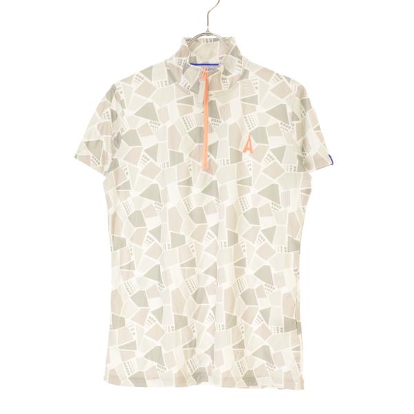 ELLE / エル ハーフジップ 半袖カットソー