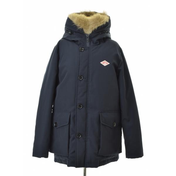 り*ご様 DANTONダントンJD-8535 メンズ42 極美品 Danton（ダントン） JD-8535 LAS ファー付き ダウンジャケット