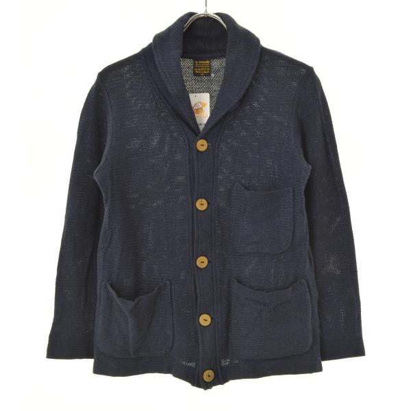 A VONTADE / アボンタージ Russell Shawl Collar Cardigan コットンリネンショールカラー 長袖カーディガン