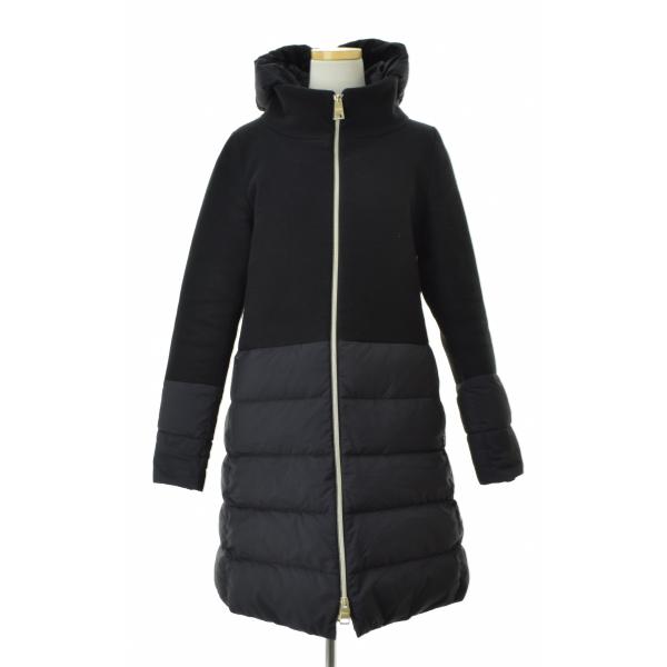 HERNO（ヘルノ） PI0848D-39601 DIAGONAL WOOL AND NUAGE PARKA フード