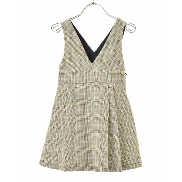 ZARA Kids / ザラキッズ チェック柄ジャンパースカート ノースリーブワンピース