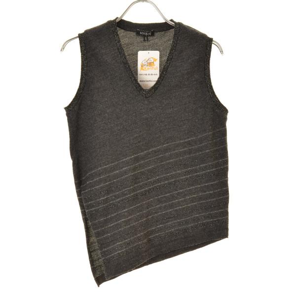 KOOKAI / クーカイ アシンメトリー ニットベスト