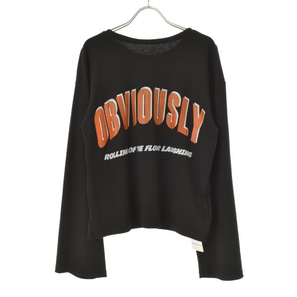 B.C STOCK / ベーセーストック 17070700121830 スムースロゴナガTシャツ SIMPLICITE 長袖Tシャツ