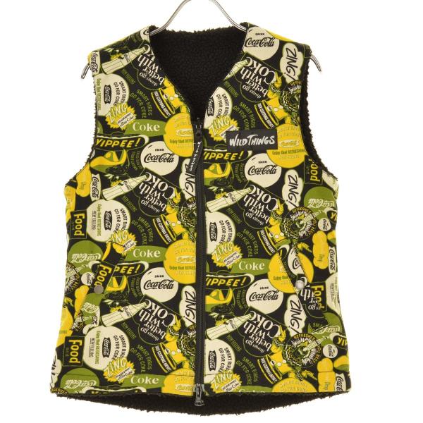80s USA製 コカコーラ リバーシブル ワーク ベスト XL WILD THINGS（ワイルドシングス） × Coca Cola / ワイルドシングス