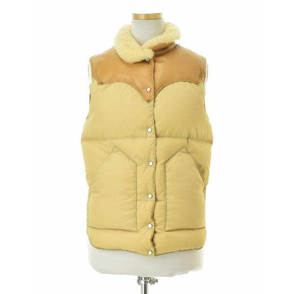 Rocky Mountain featherbed co / ロッキーマウンテンフェザーベッド 450-462-12 CHRISTY VEST クリスティーベスト レザーヨーク シープボア ダウンベスト